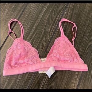 Anemone Bralette in Neon Pink Size M/L